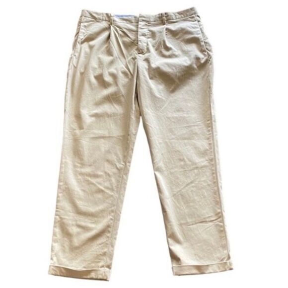 Armani Exchange Men’s Size 36 Business Casual Workwear Party Khaki Tan Pants - Picture 1 of 15